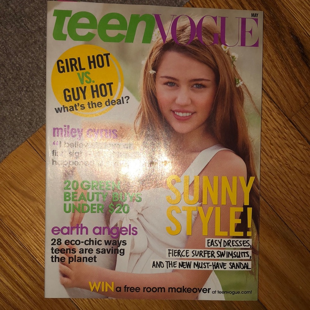 Teen Vogue Miley Cyrus May 2009